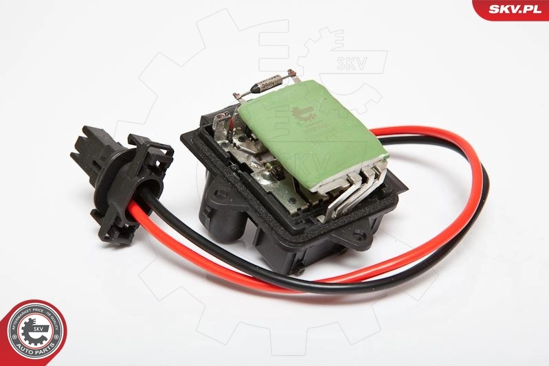 Resistor, interior blower